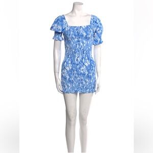 Faithfull the Brand floral print mini dress